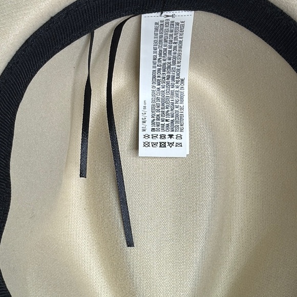 Tan Wide-Brimmed Flat Hat - Picture 3 of 5